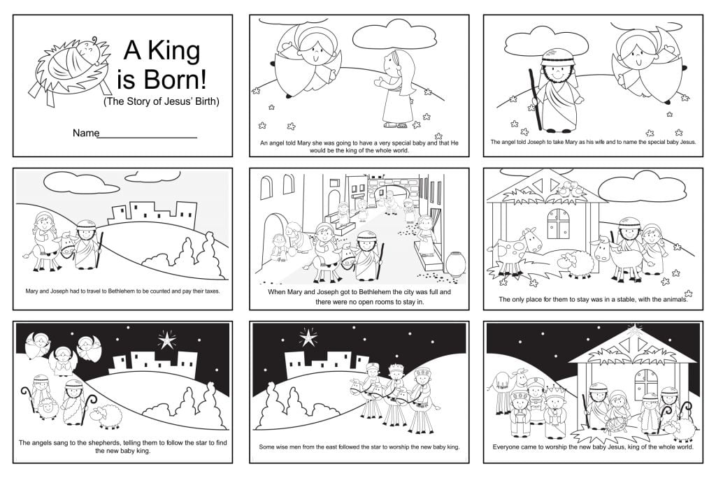10 Best Nativity Story Printable Book Printablee