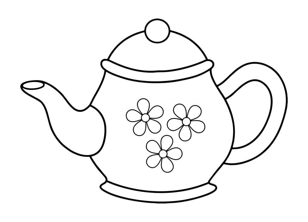 10 Best Printable Tea Pot Printablee