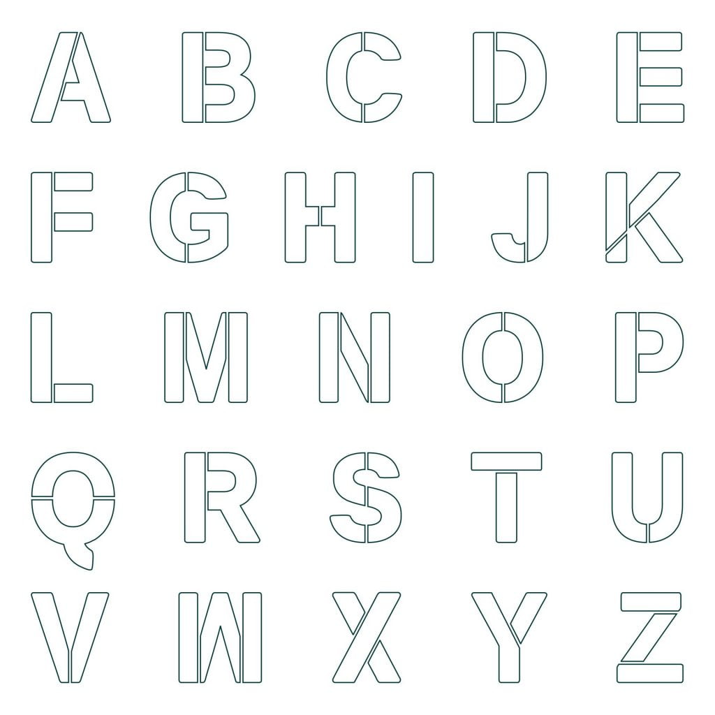 6 Best 8 Inch Letter Stencils Alphabet Printable Printablee