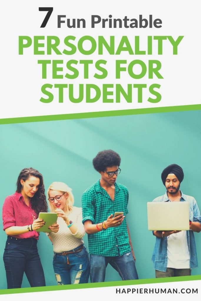 7 Fun Printable Personality Tests For Students Happier Human