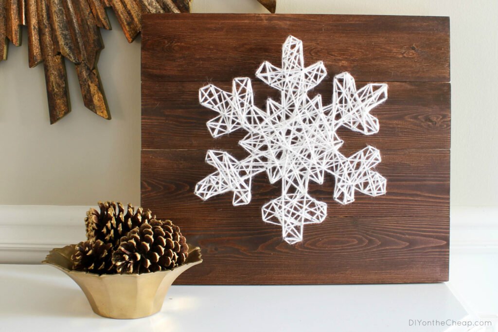 Printable Snowflake String Art Templates