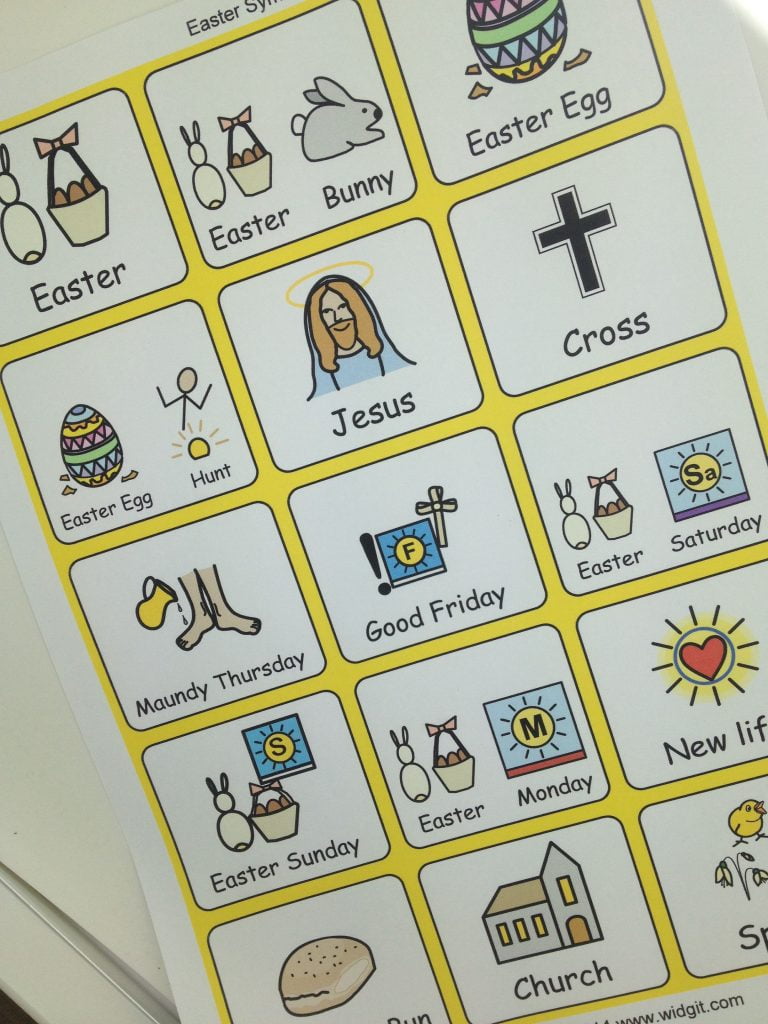 Easter Widgit T Symbols Available For FREE From Www sensupport This Weekend Easter Symbols Easter Monday Maundy Thursday