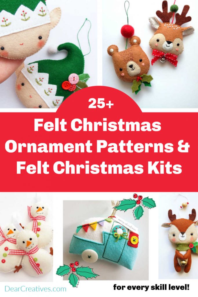 Free Printable Felt Christmas Ornament Patterns