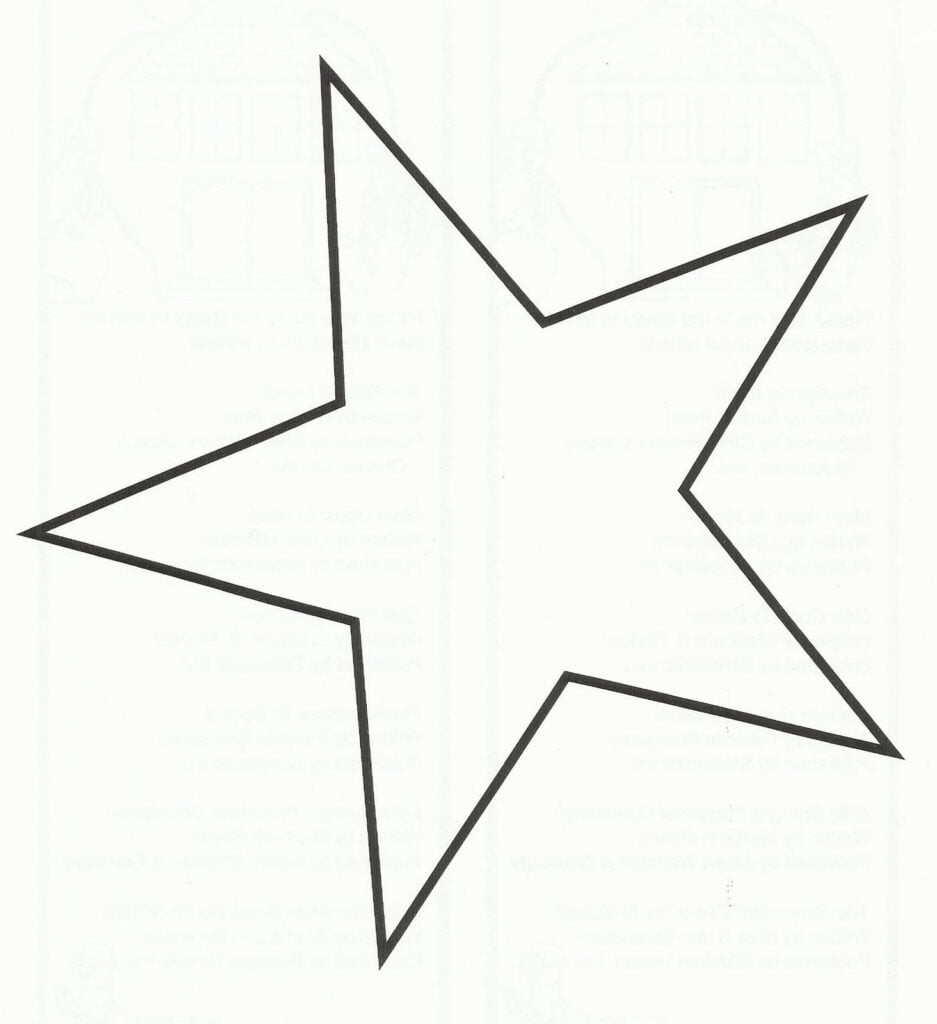 Large Star Stencils Free Printable