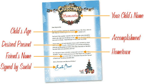 Free Letters From Santa Free Personalized Printable Santa Letters