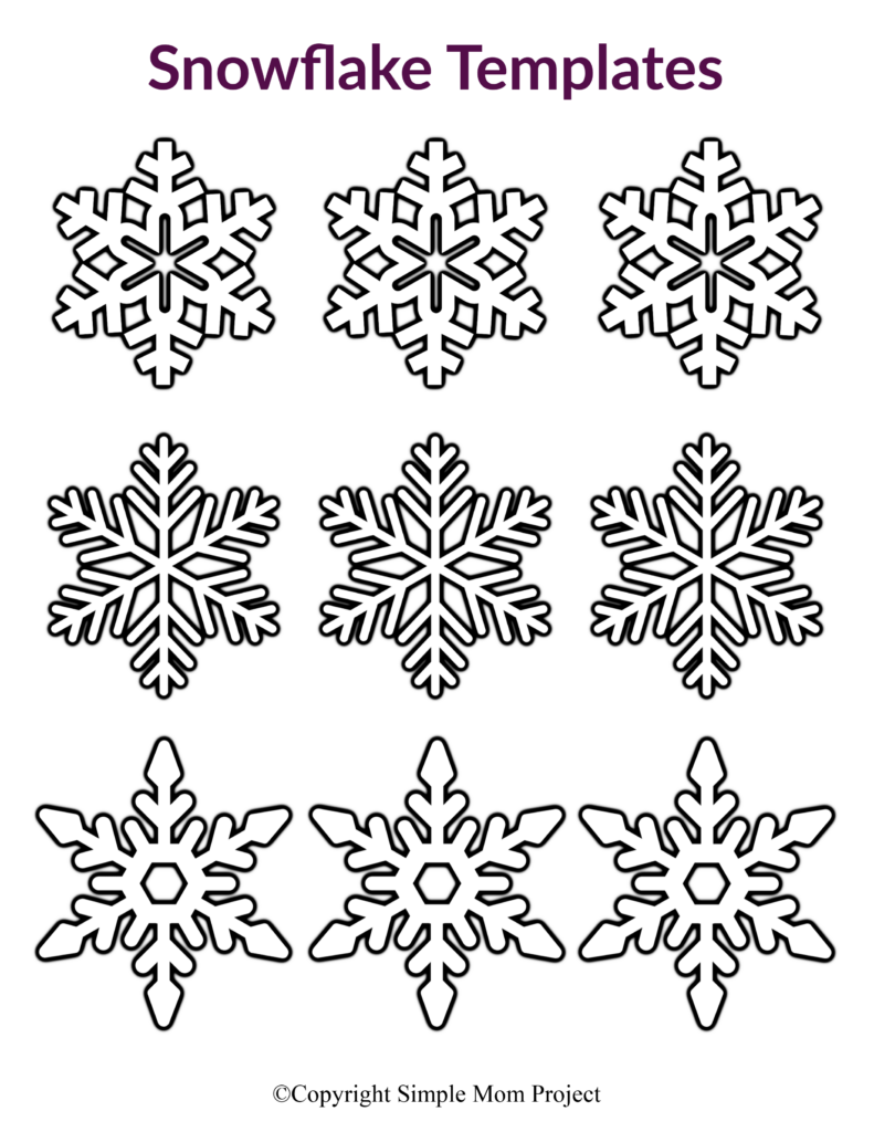 Free Printable Snowflake Patterns Easy