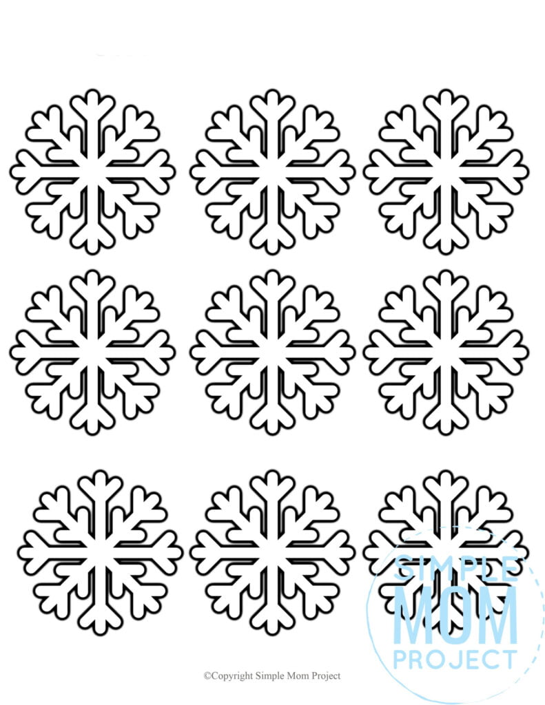 Small Snowflakes Printables