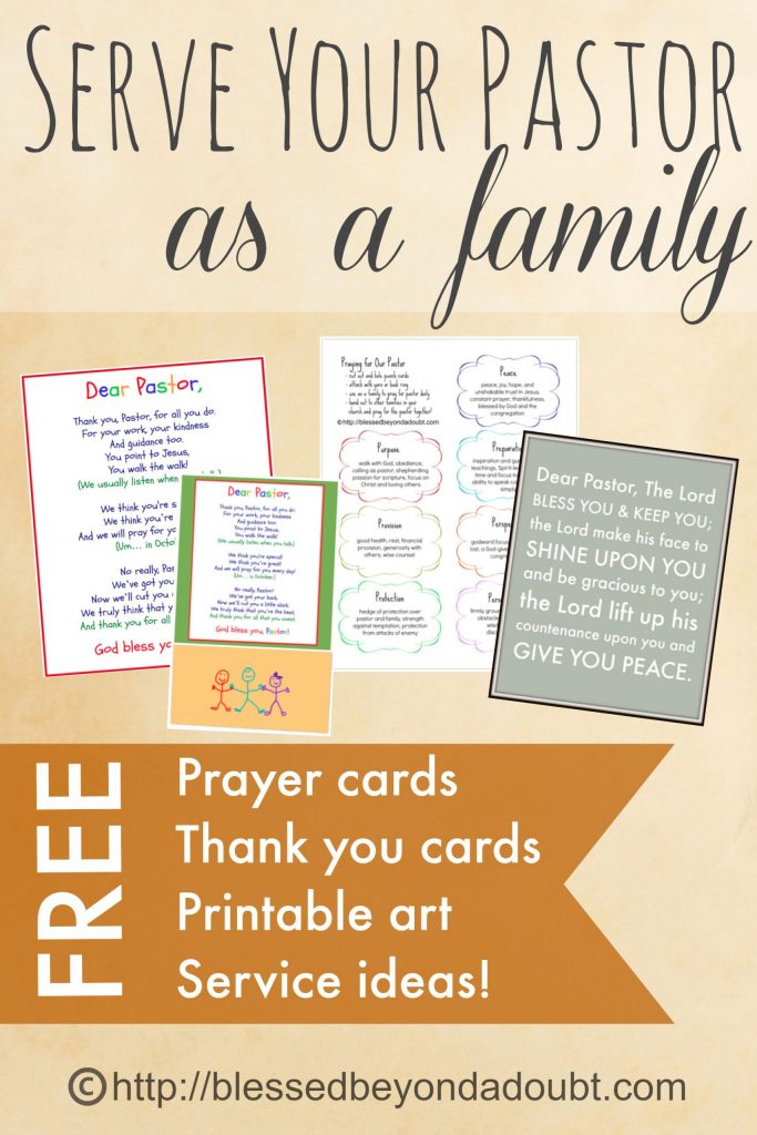 FREE Printables For Pastor Appreciation Month 