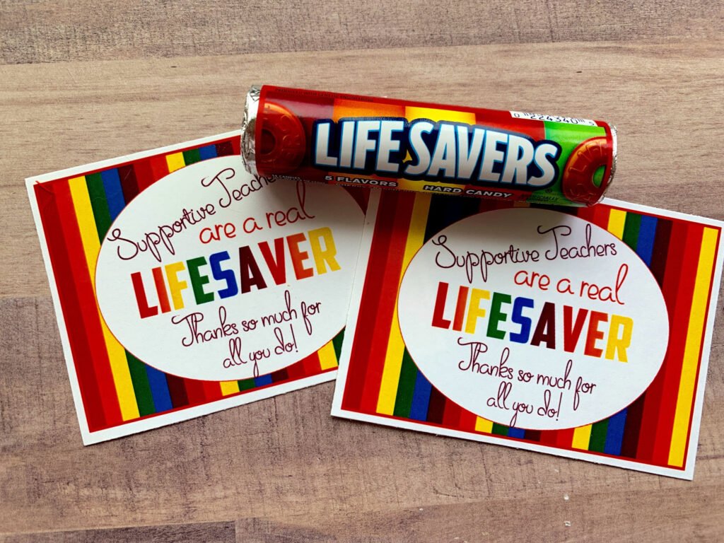 Free Printable Lifesaver Tags