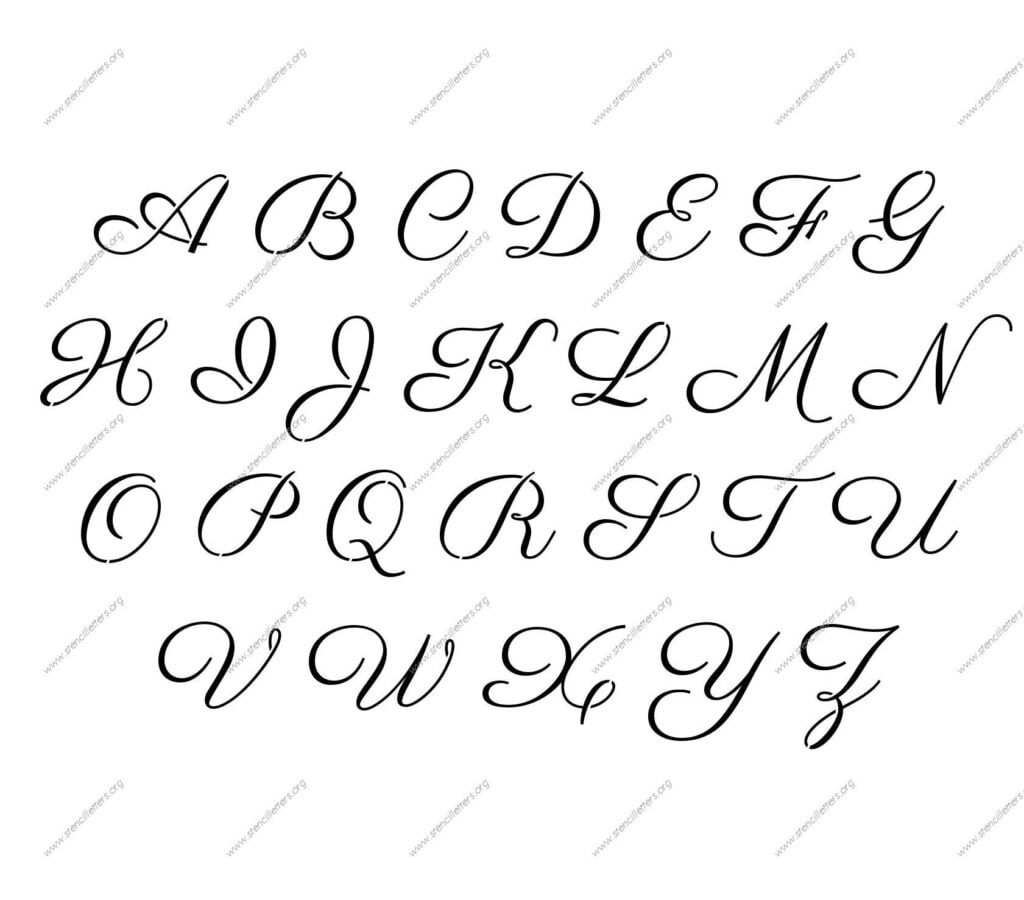 Old Letters From The 1800s Google Mekl ana Free Letter Stencils Lettering Alphabet Stencils Printables