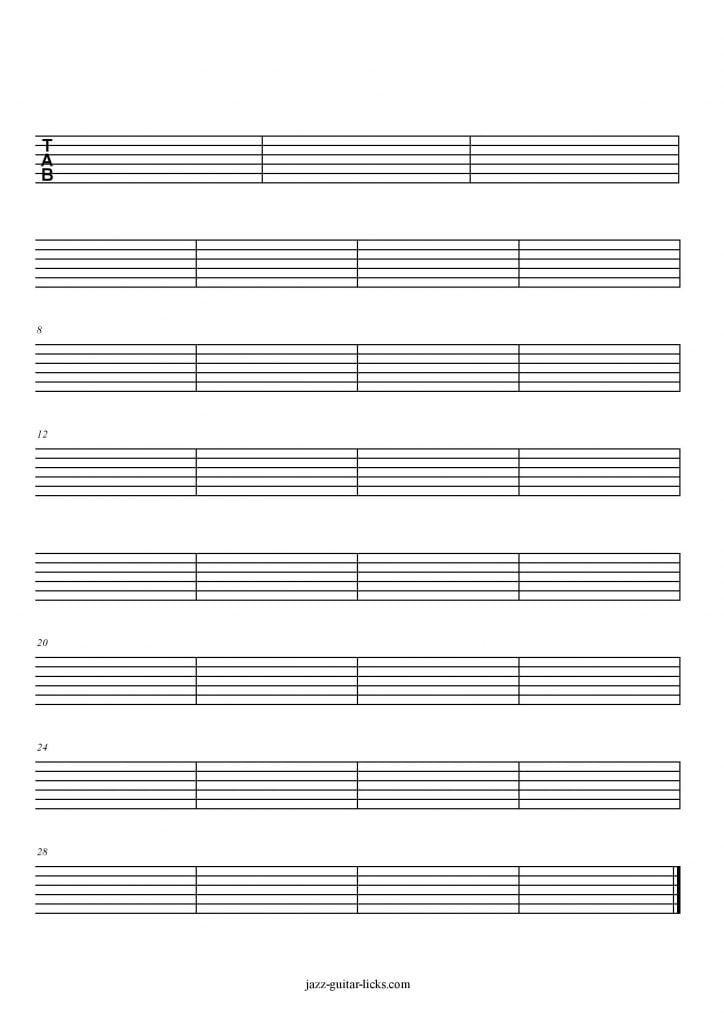 Printable Blank Guitar Tabs Free Sheet Music Blank Sheet Music Guitar Sheet Music Sheet Music