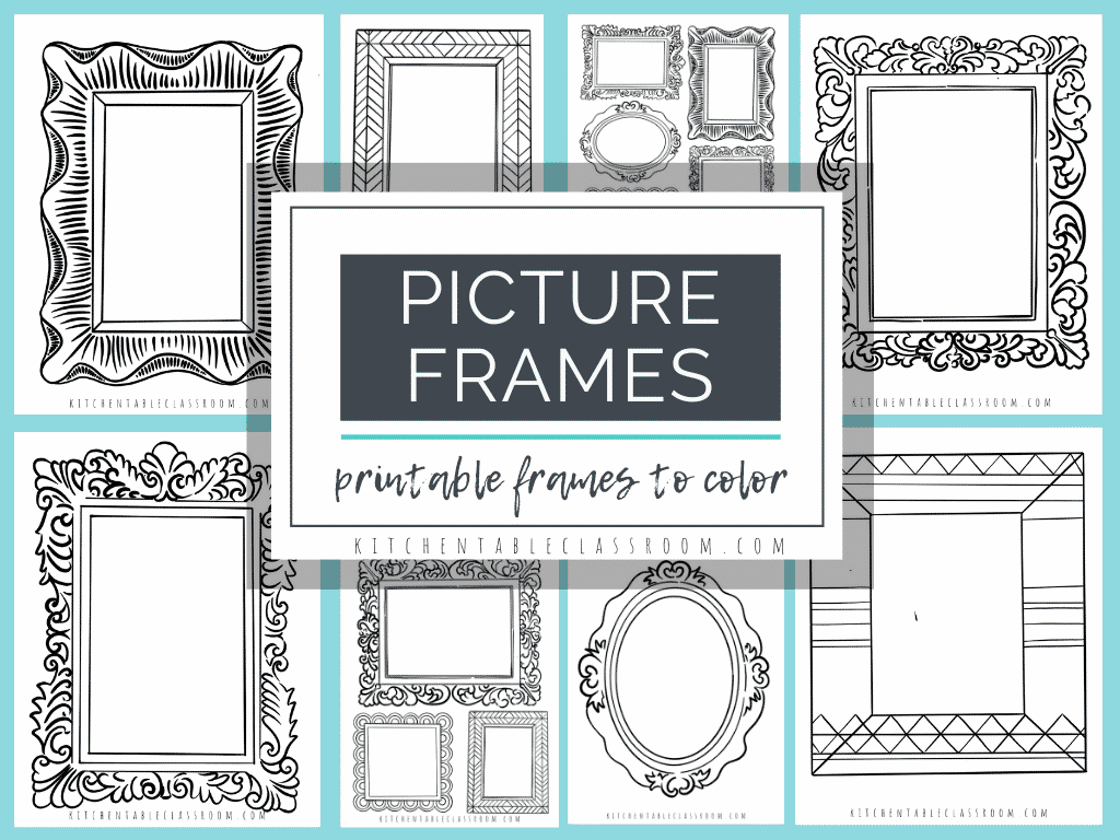 Printable Picture Frame Drawing Prompts The Kitchen Table Classroom