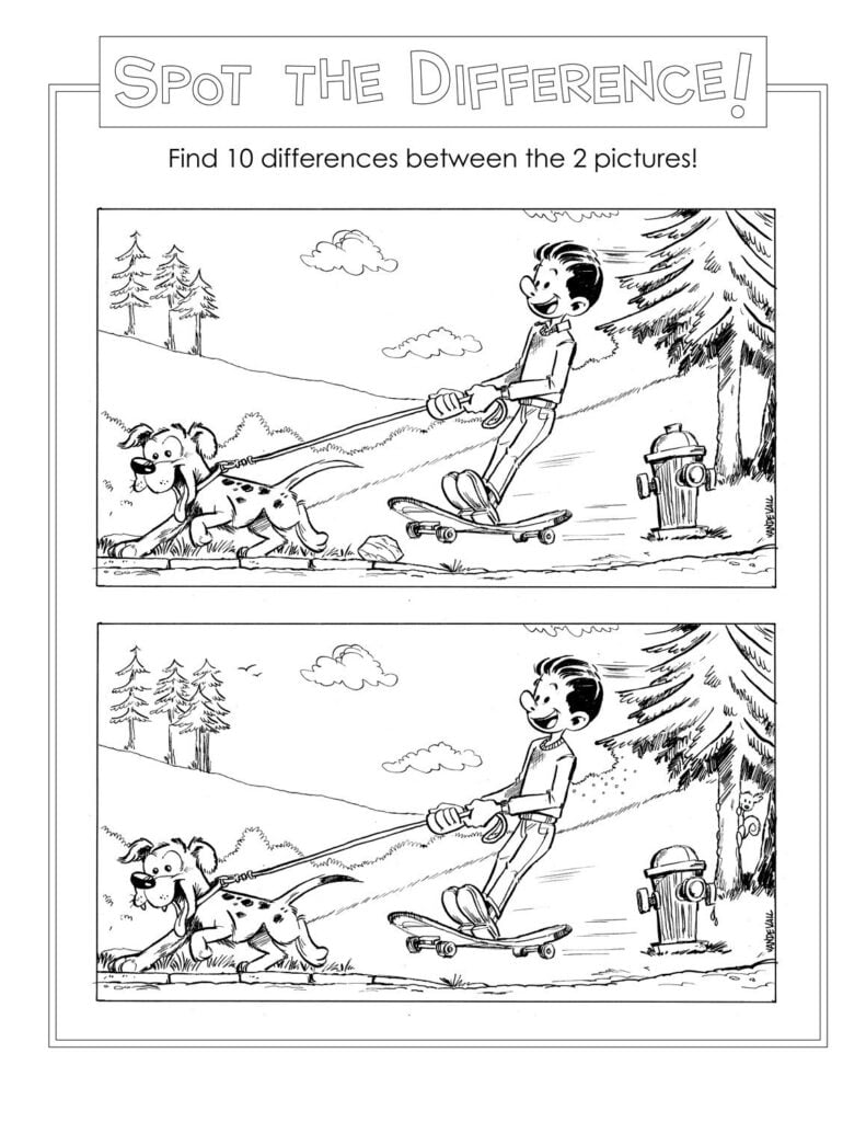 Spot The Difference Worksheets Spot The Difference Printable Find The Difference Pictures Worksheets For Kids