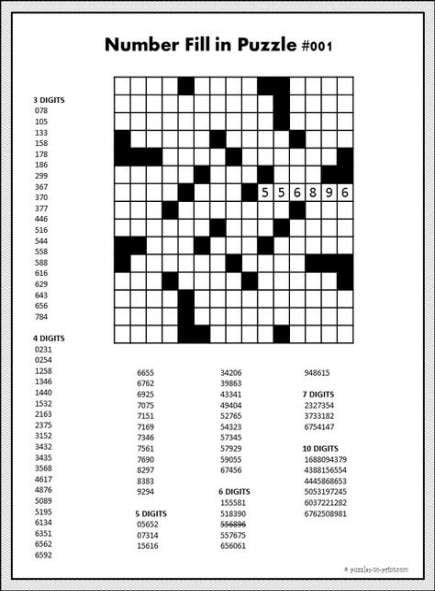 Free Printable Crossword Puzzle