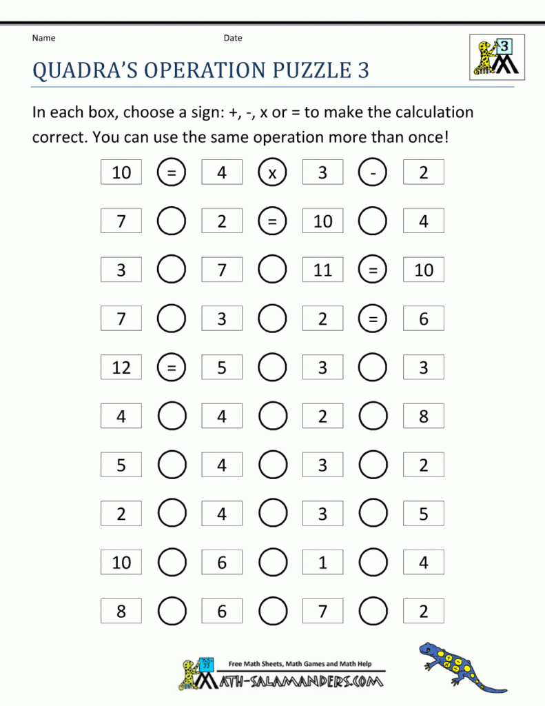 2nd Grade Math Prisms Crossword Printable