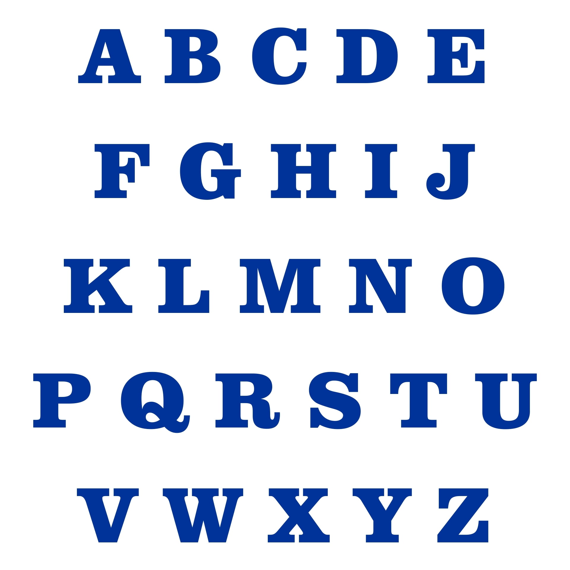 Printable Alphabet Letters Free