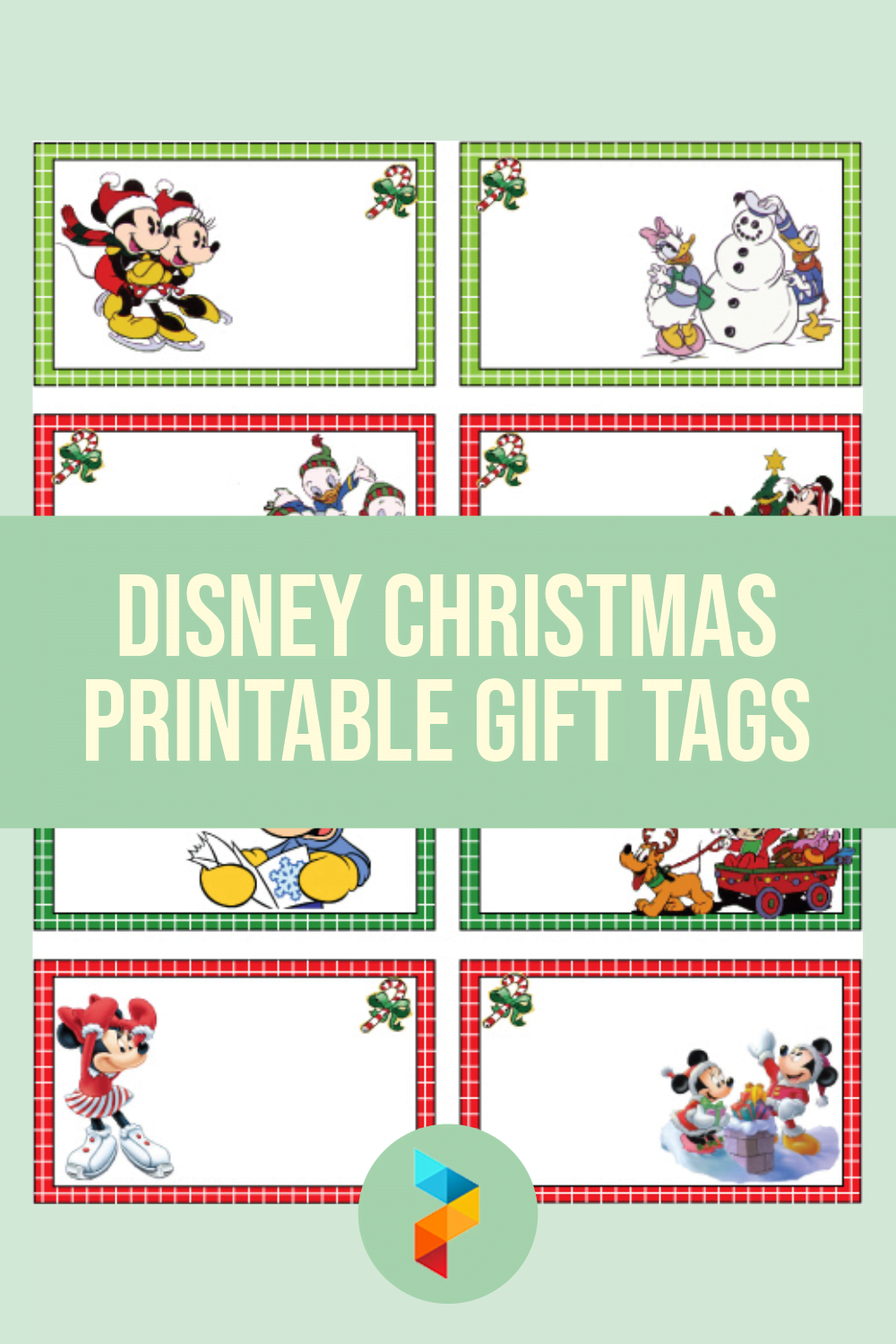 Disney Christmas Tags Printable