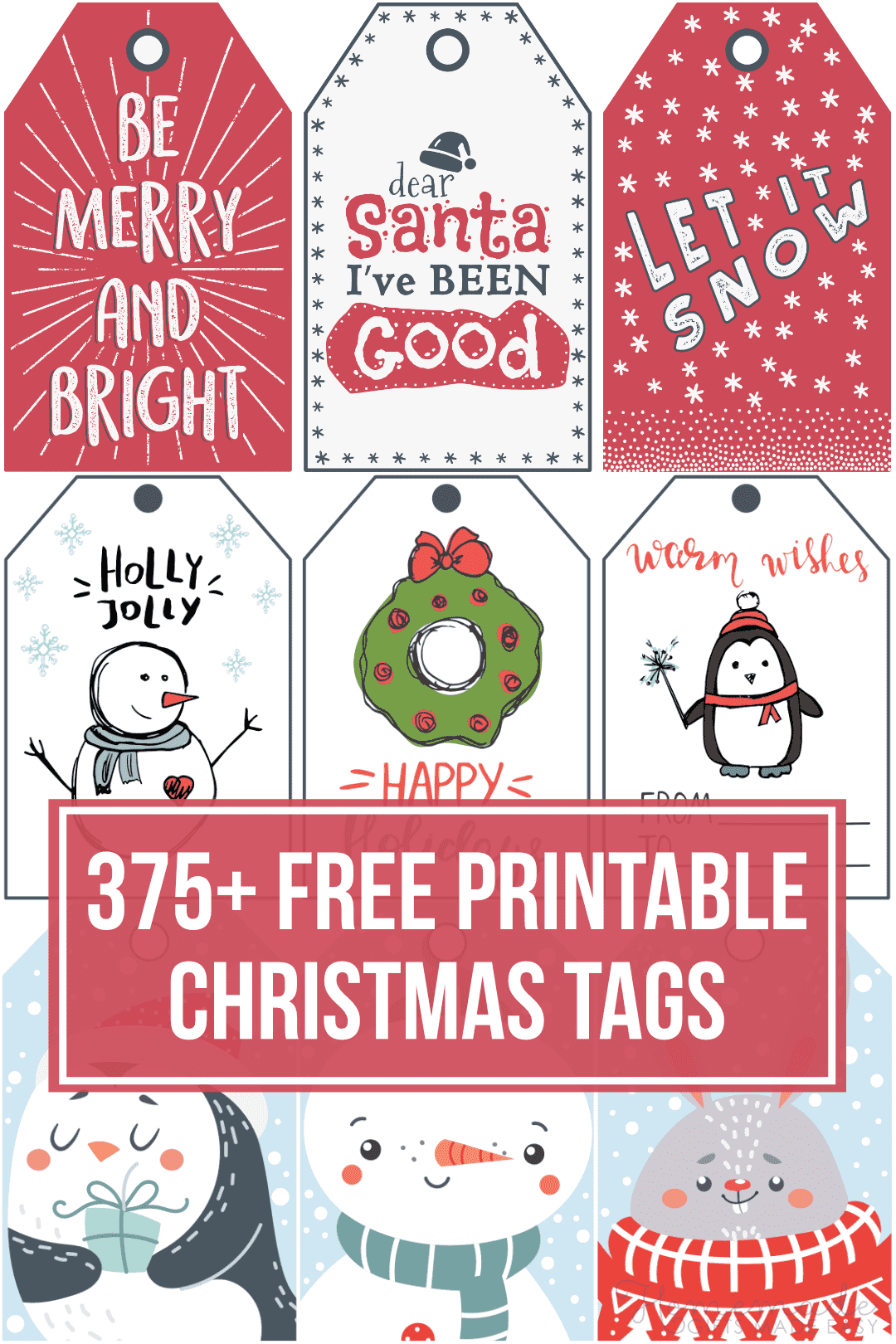 Diy Christmas Tags Printable