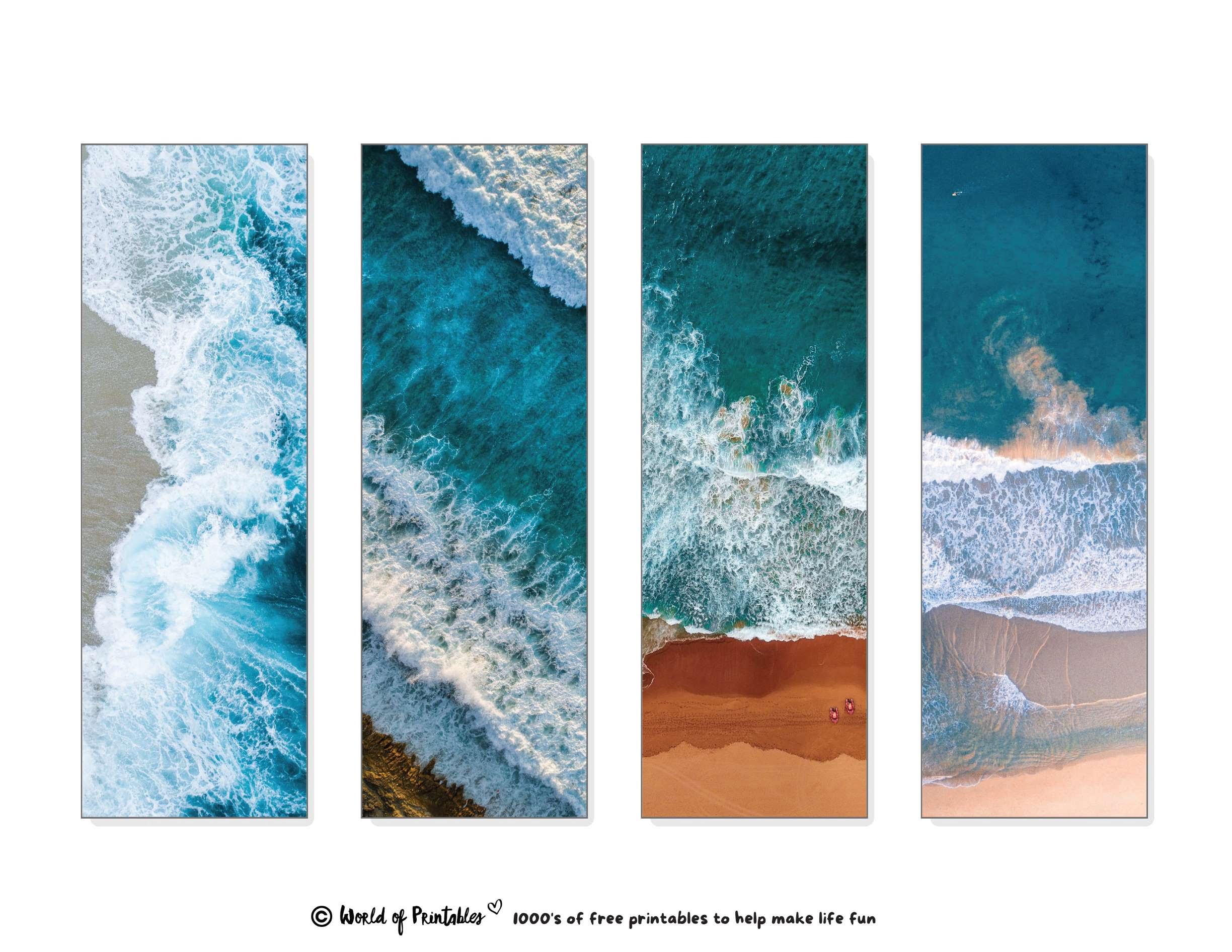 Free Printable Ocean Bookmarks