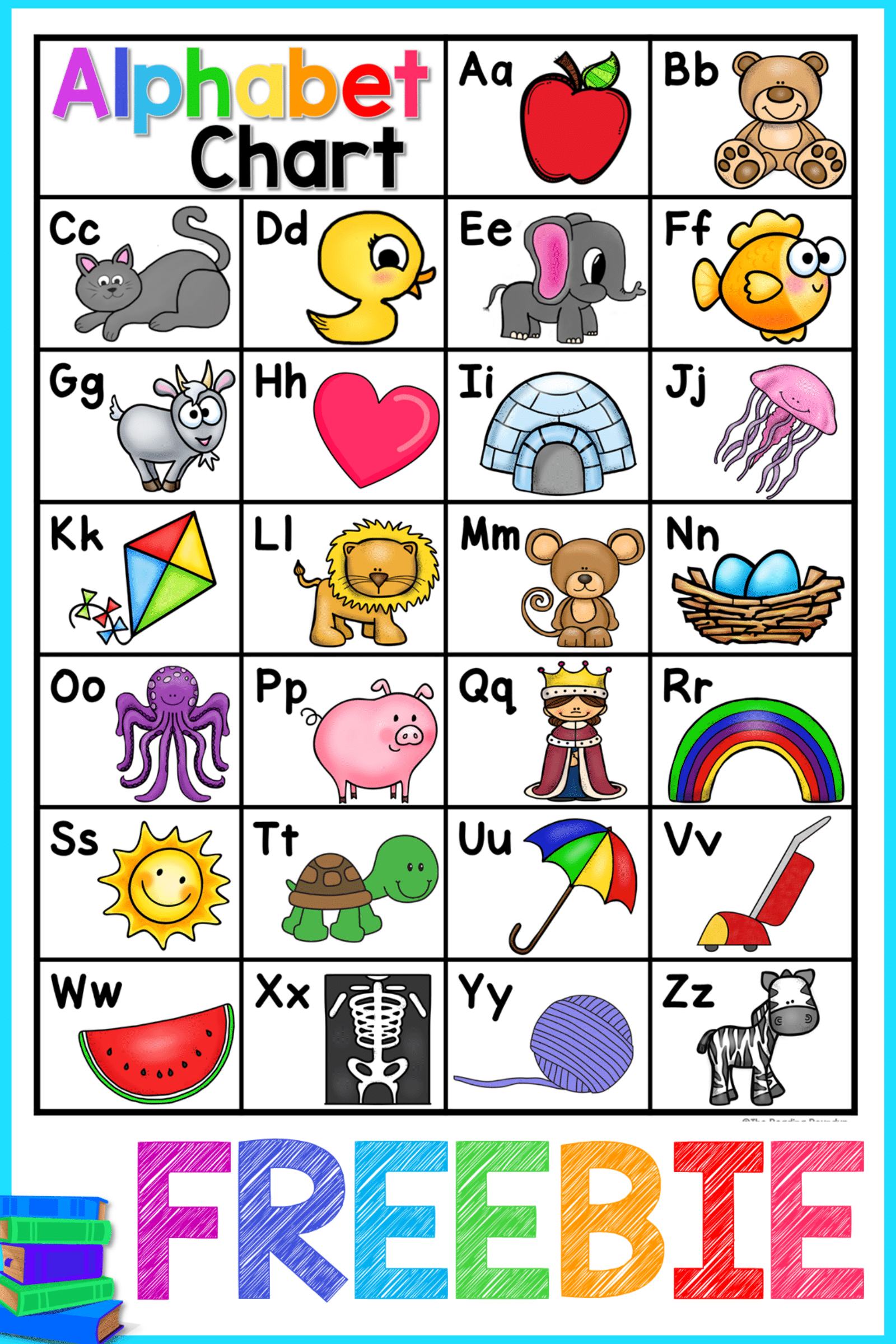 Printable English Alphabet Chart