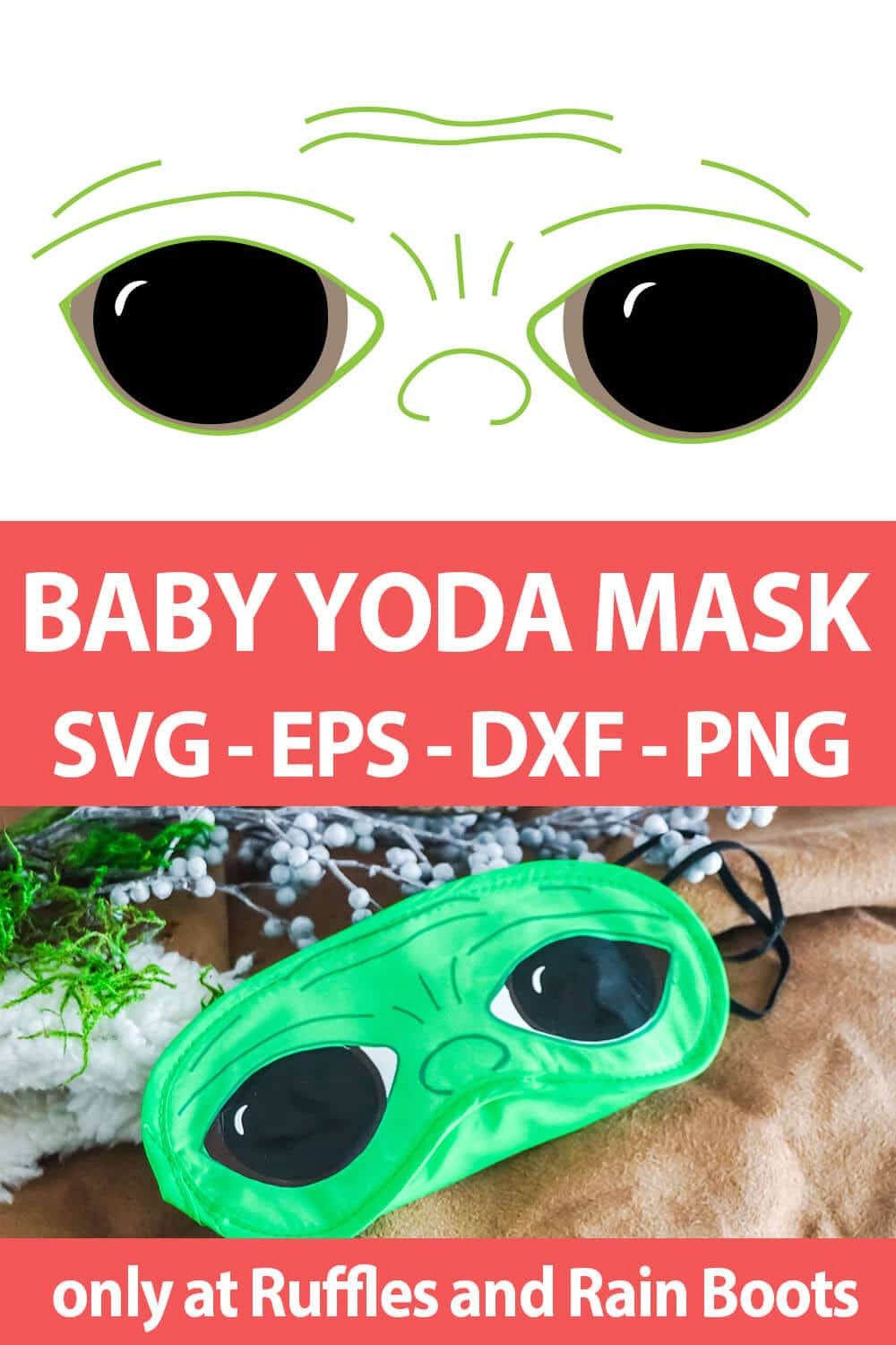 Printable Baby Yoda Eyes