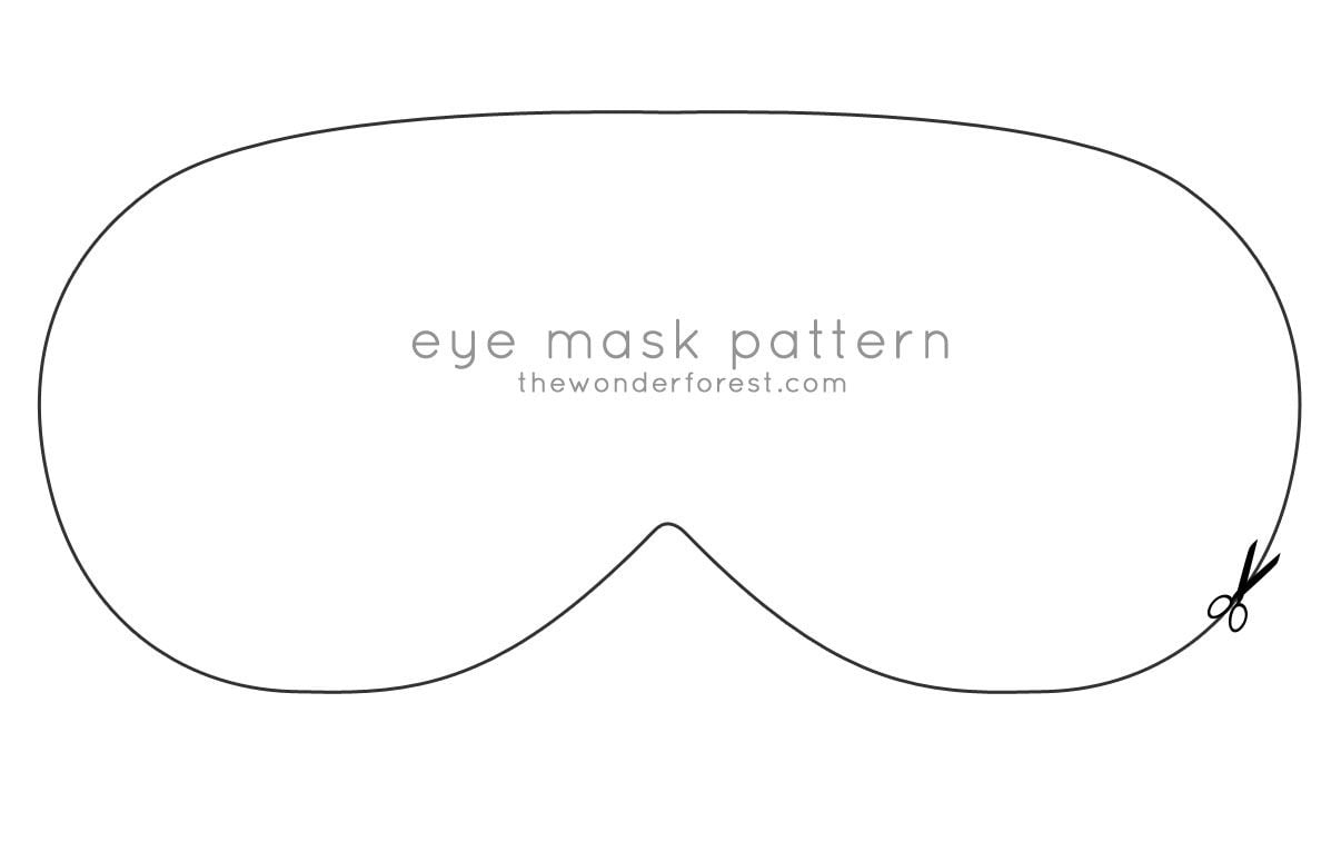 Printable Eye Mask Template