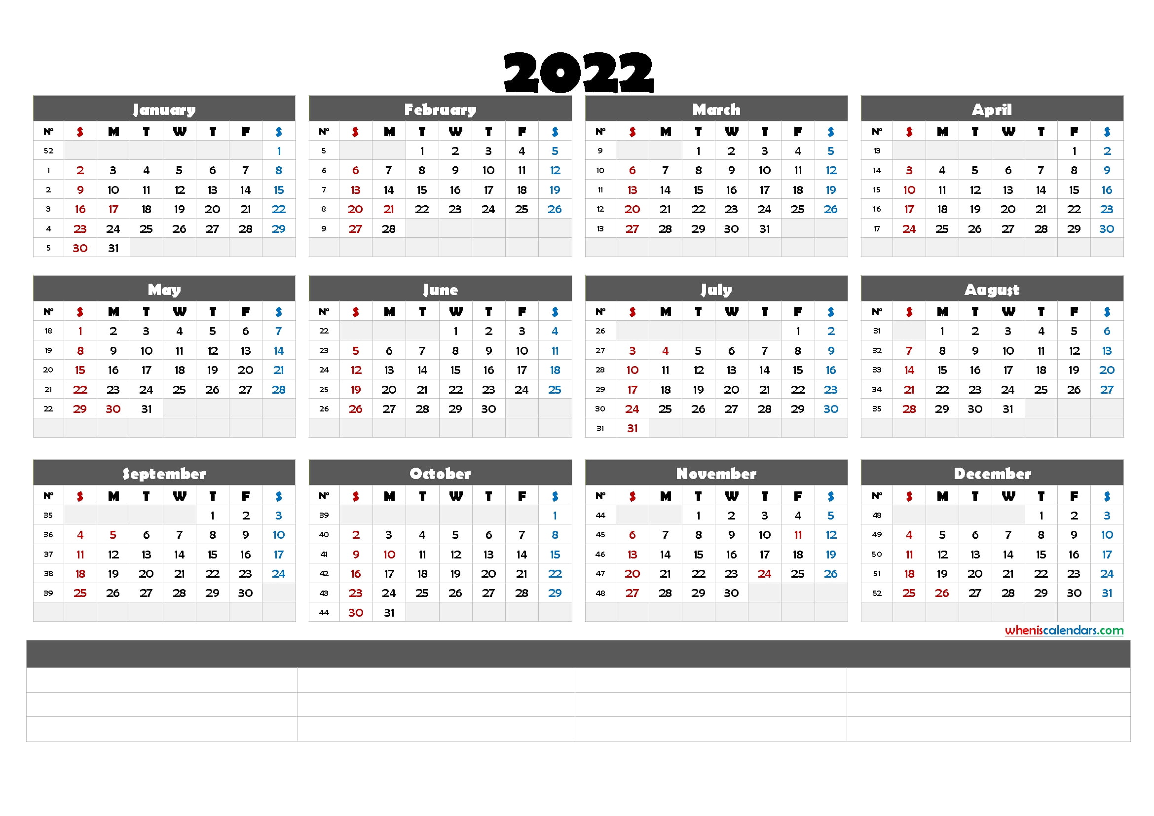 Printable Calendar Legal Size