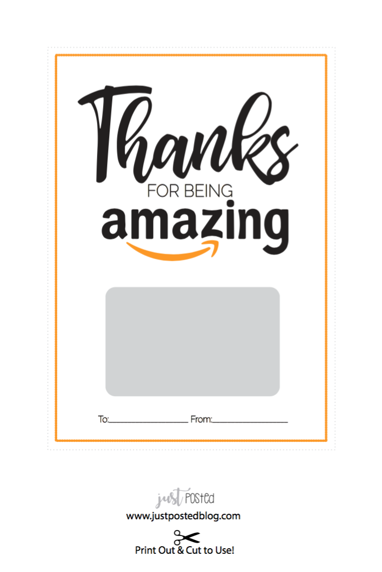 Printable Amazon Gift Cards
