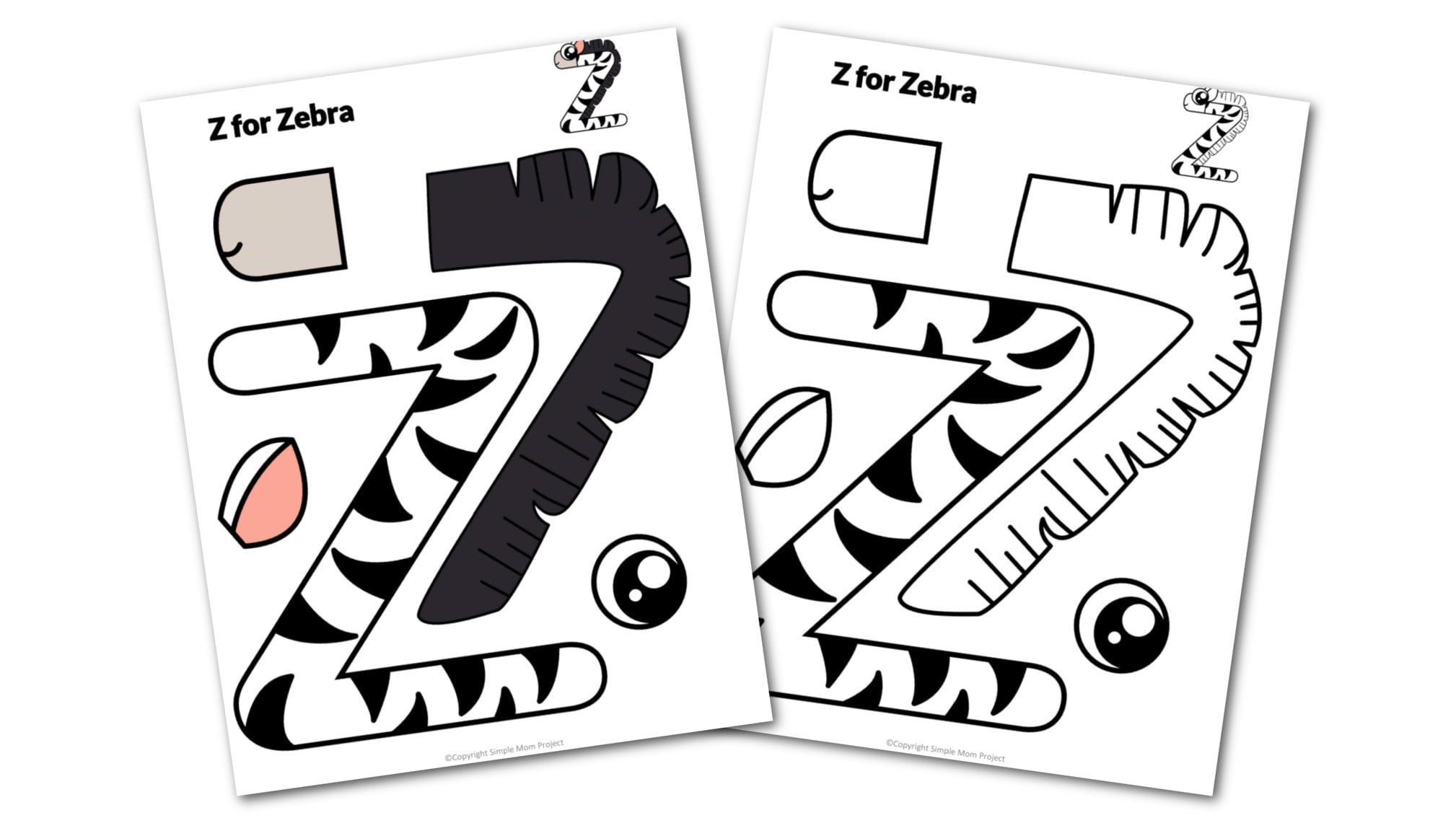 Printable Letter Z Craft