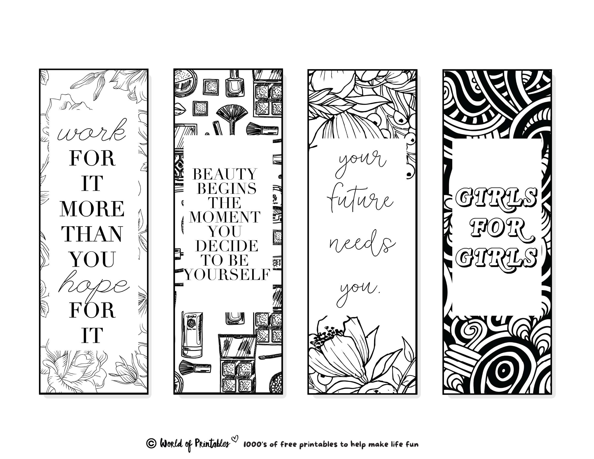 Printable Bookmarks With Photo