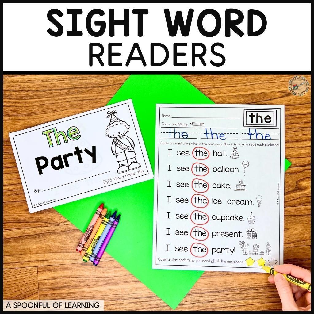 free printable sight word books pdf