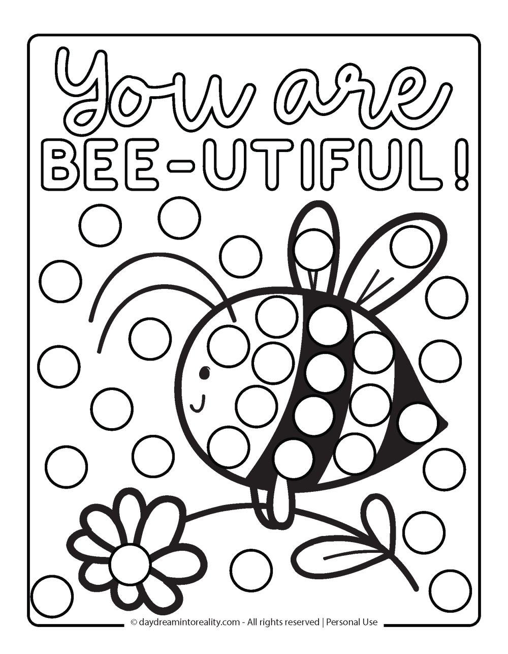 free printable dot marker pages