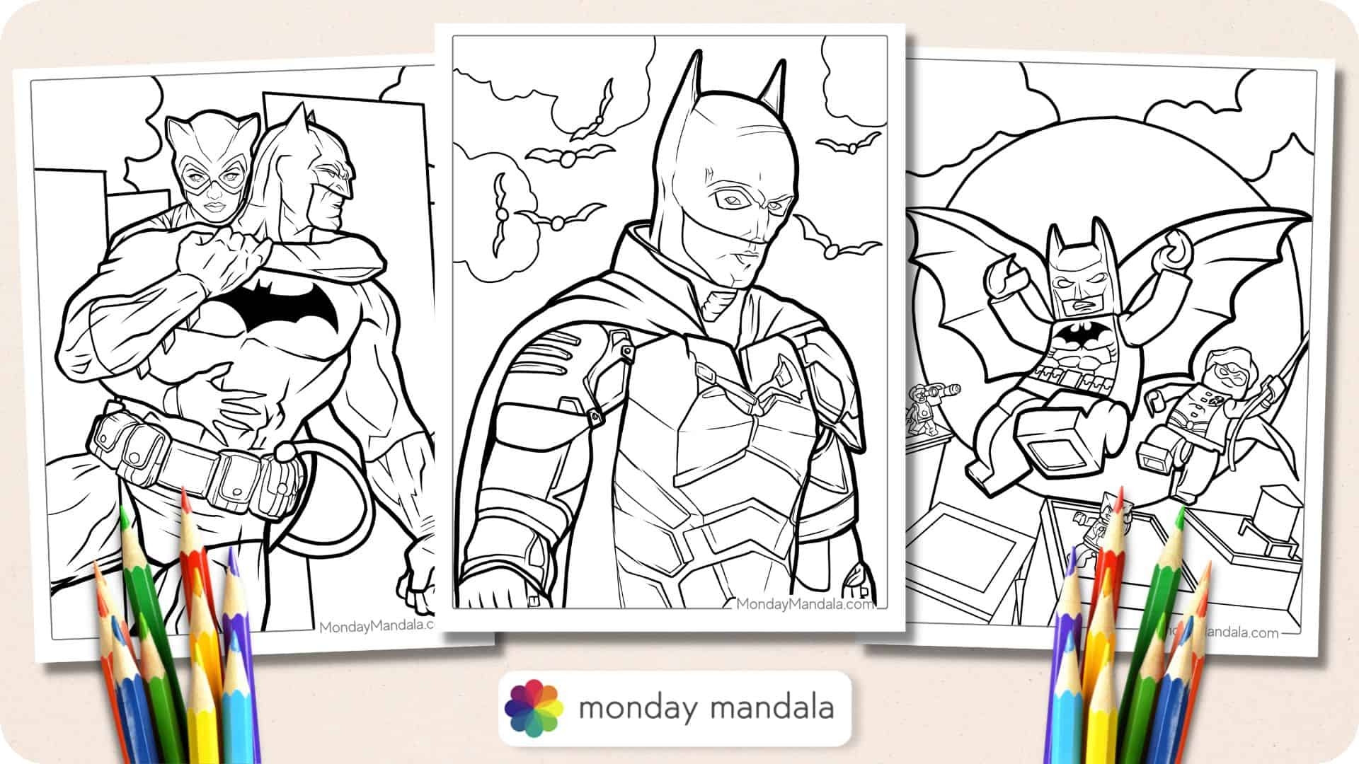 free printable coloring pages of batman