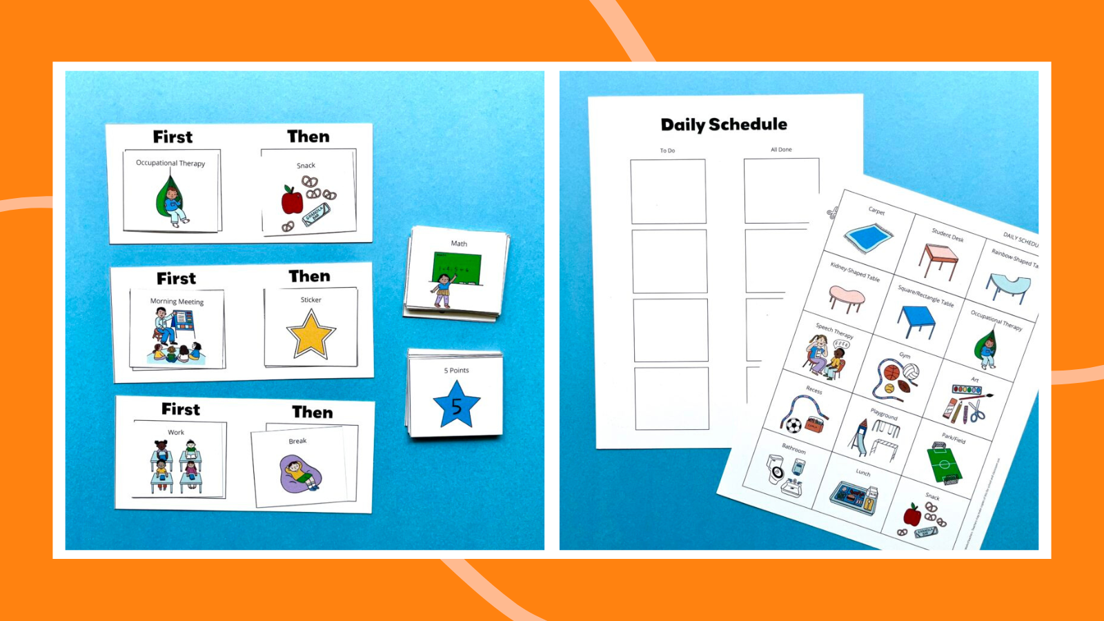 autism visual schedule printables free pdf