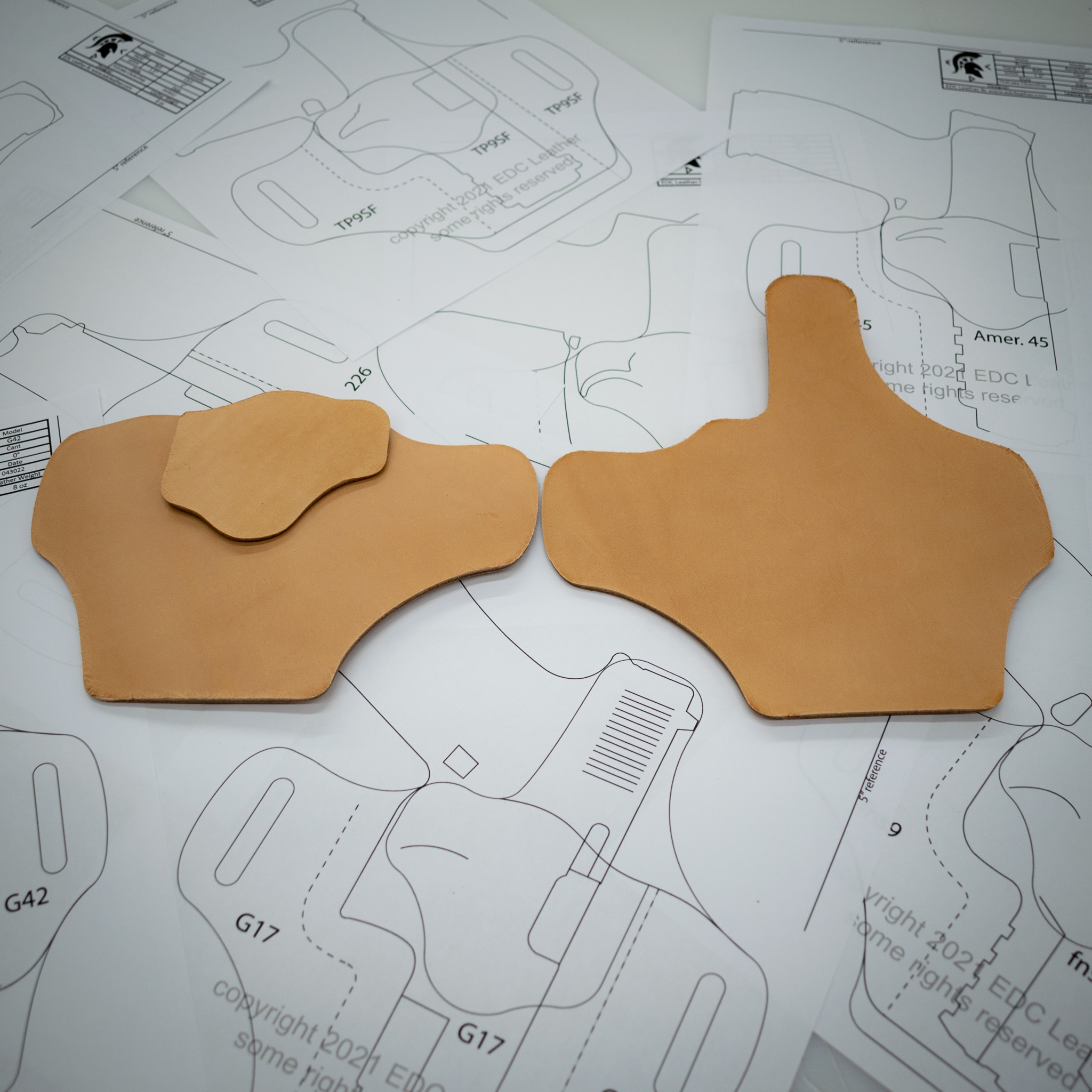 free printable leather holster patterns