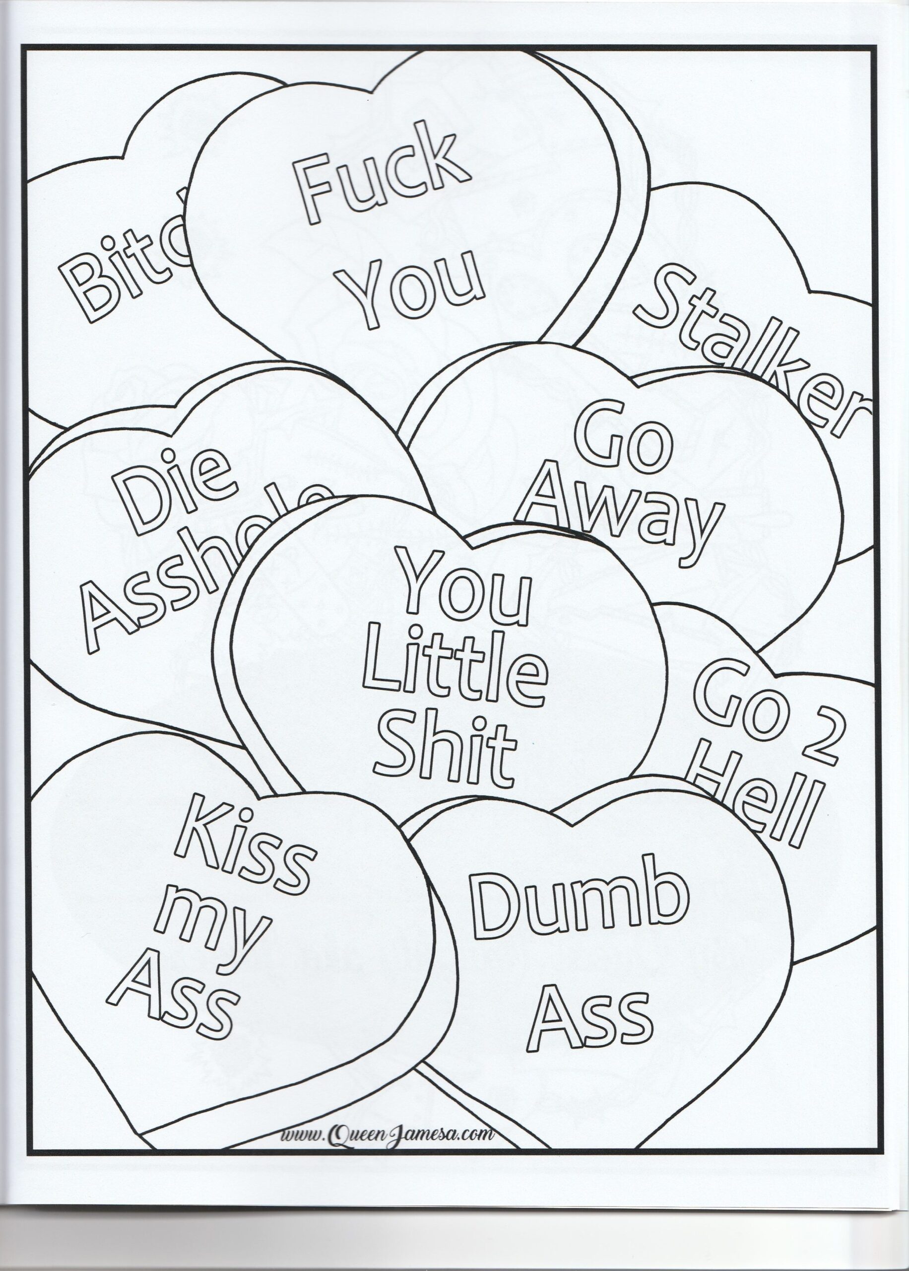 free printable curse word coloring pages