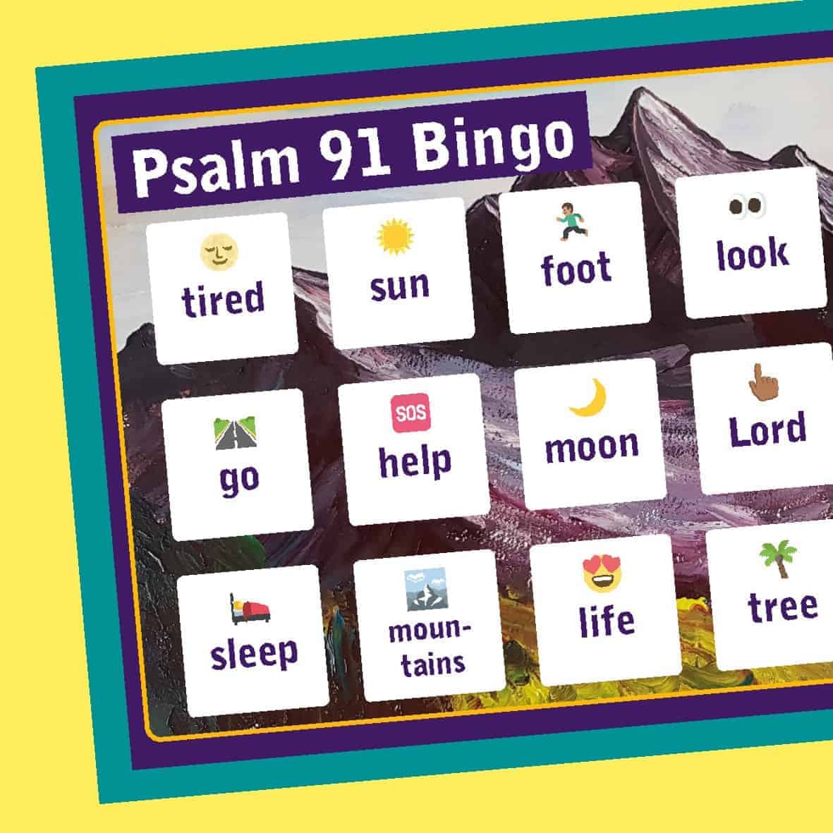 bible bingo free printable
