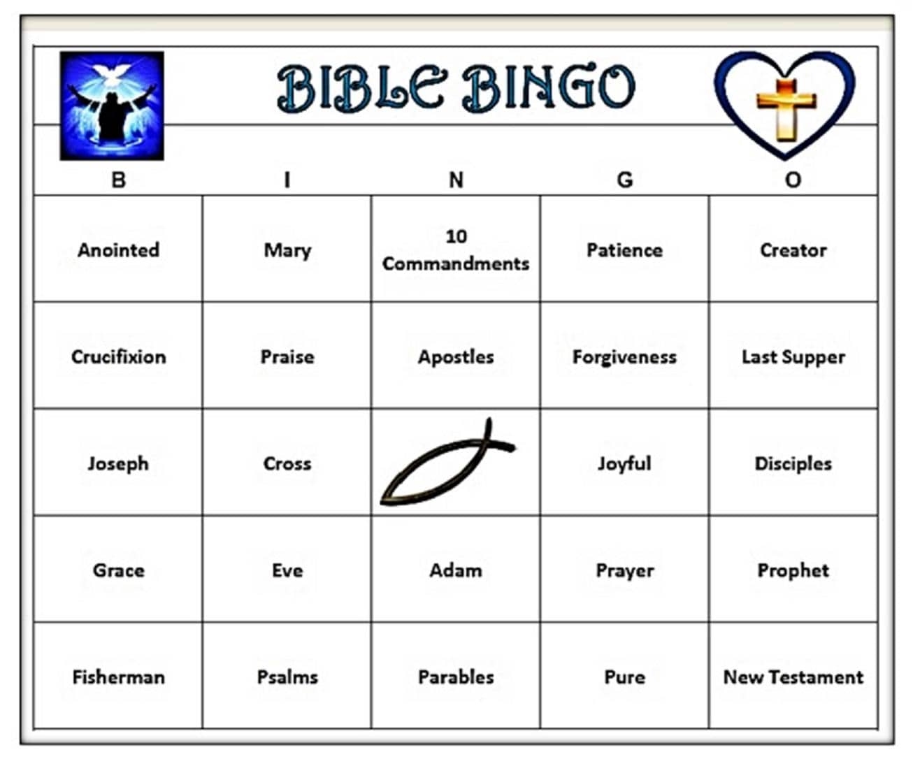 free printable bible bingo games