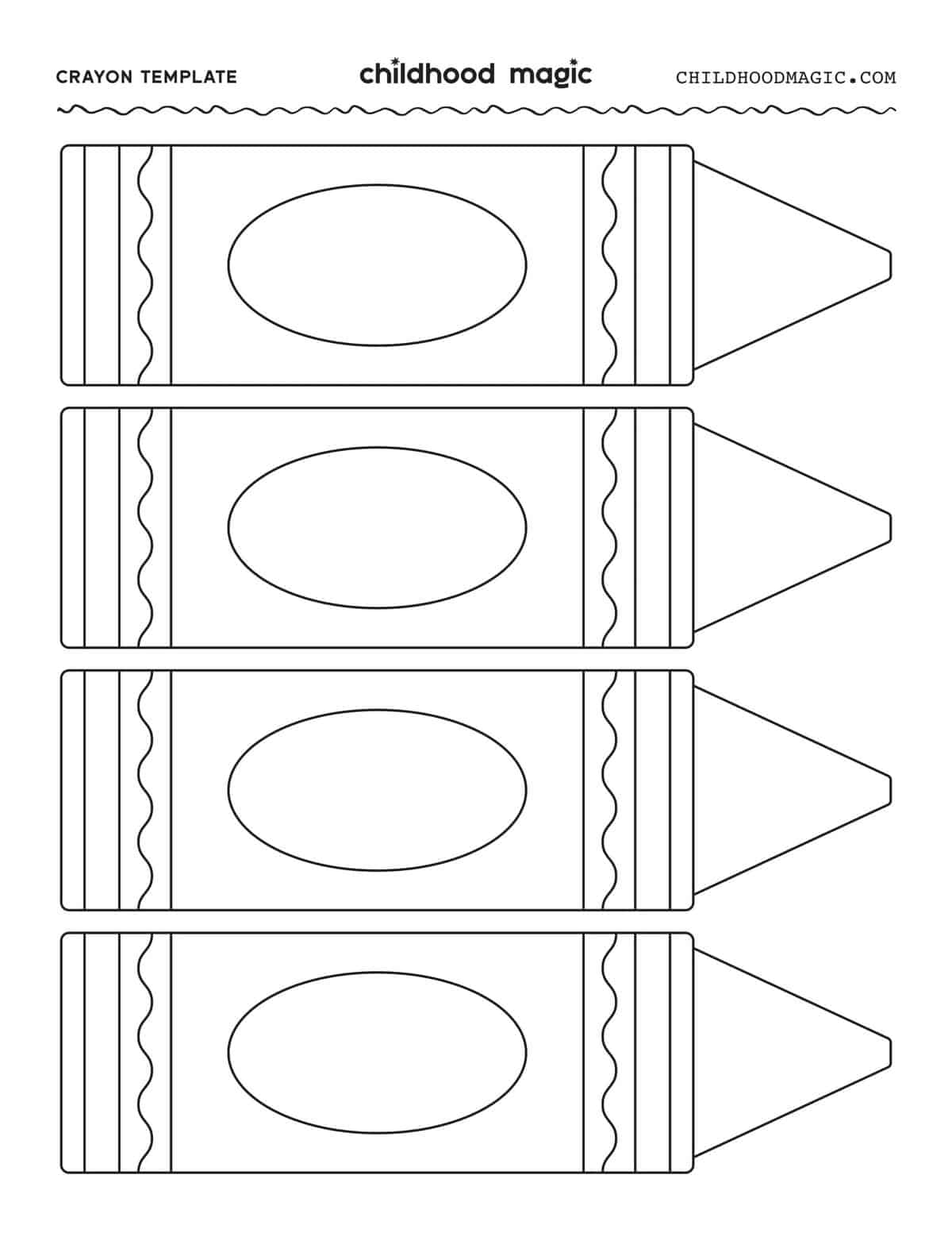 free printable crayon labels