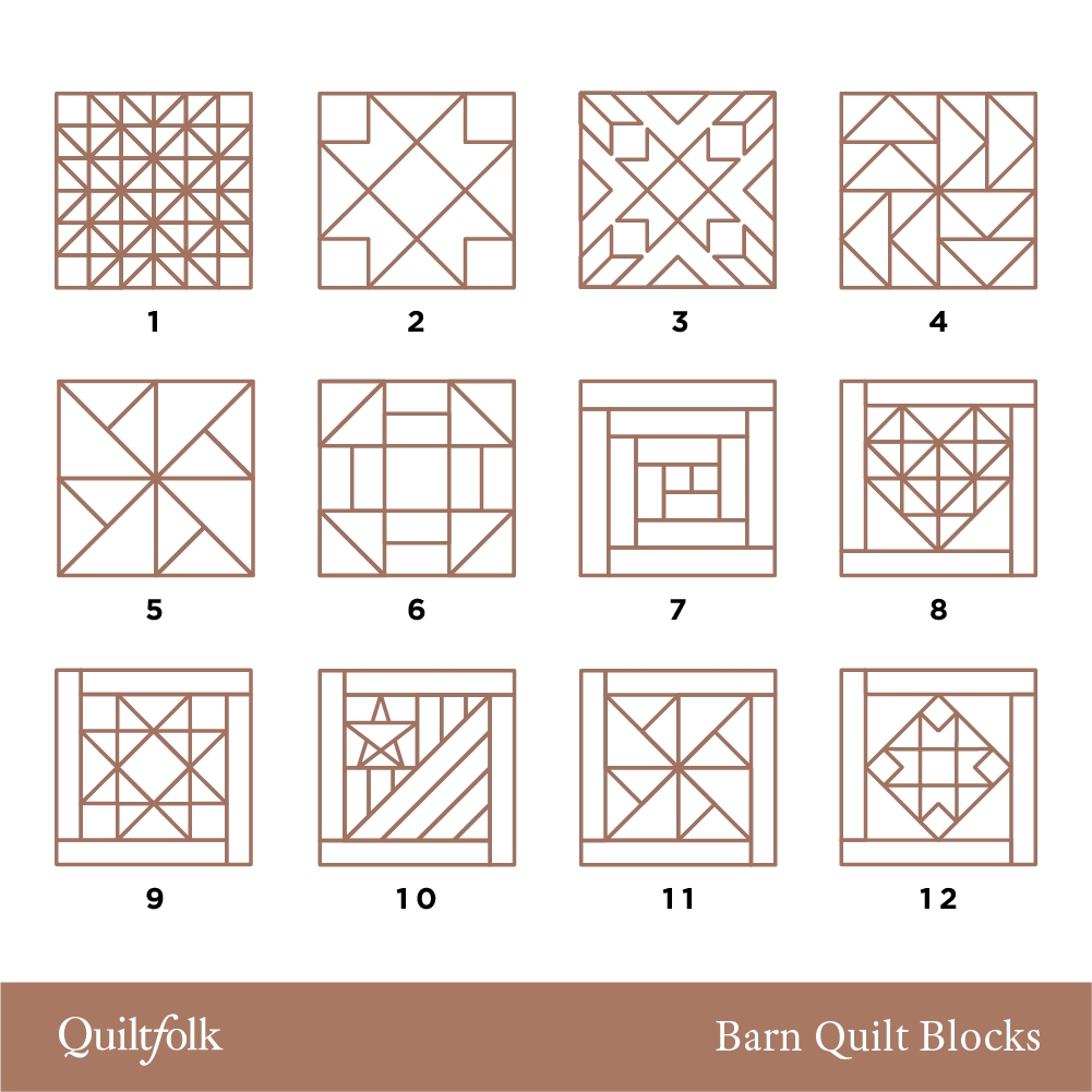 barn quilt patterns free printable