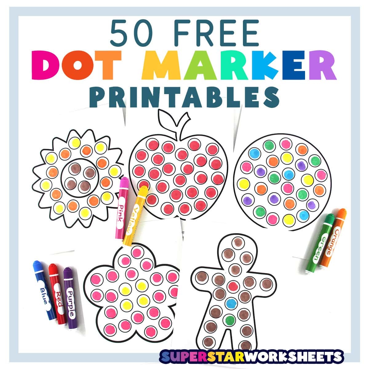 dot art printables pdf free