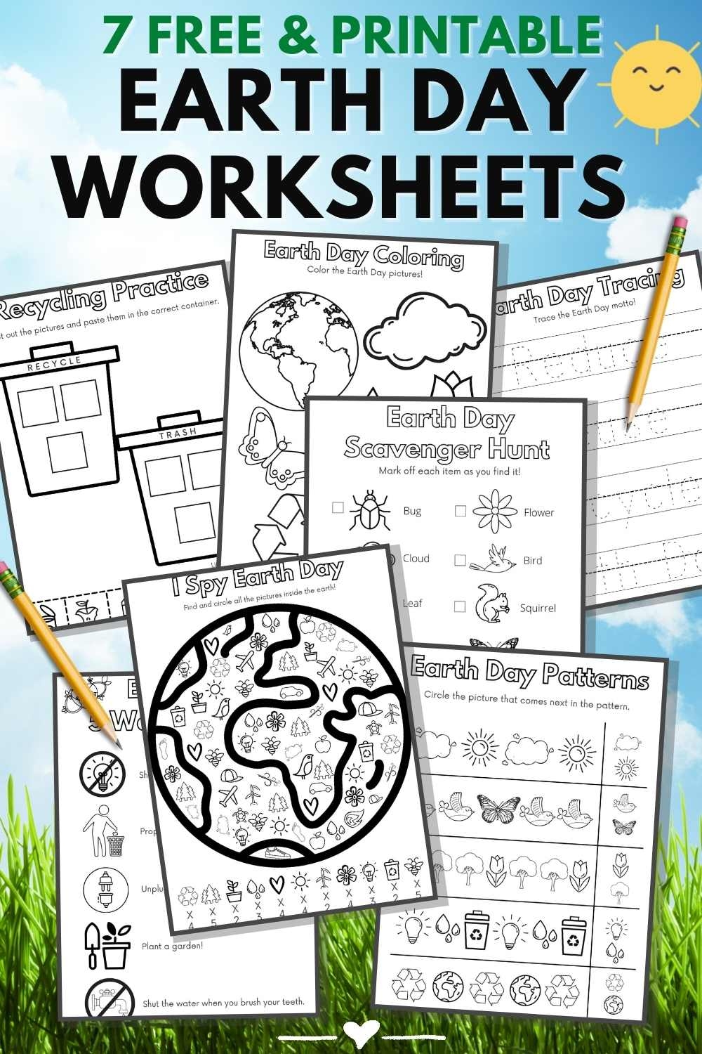 earth day free printables