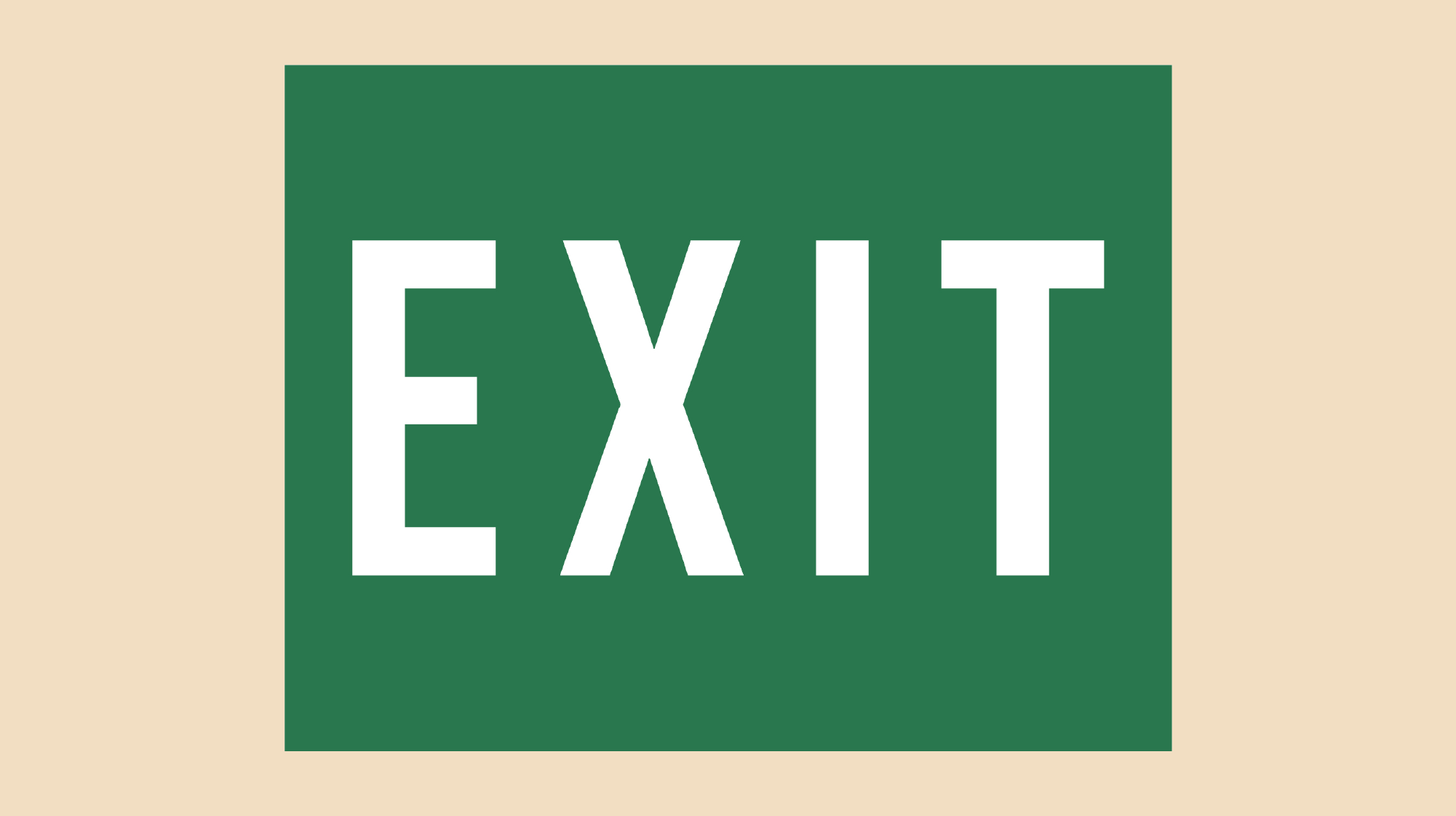 printable exit signs free