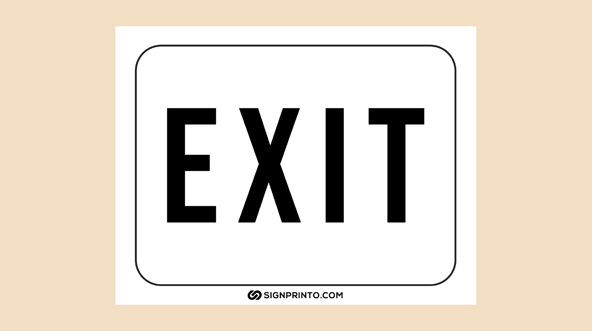 printable exit signs free