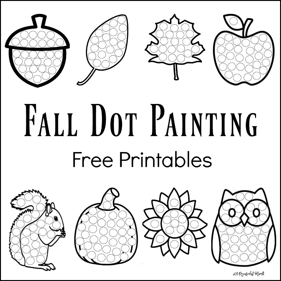 dot art printables pdf free