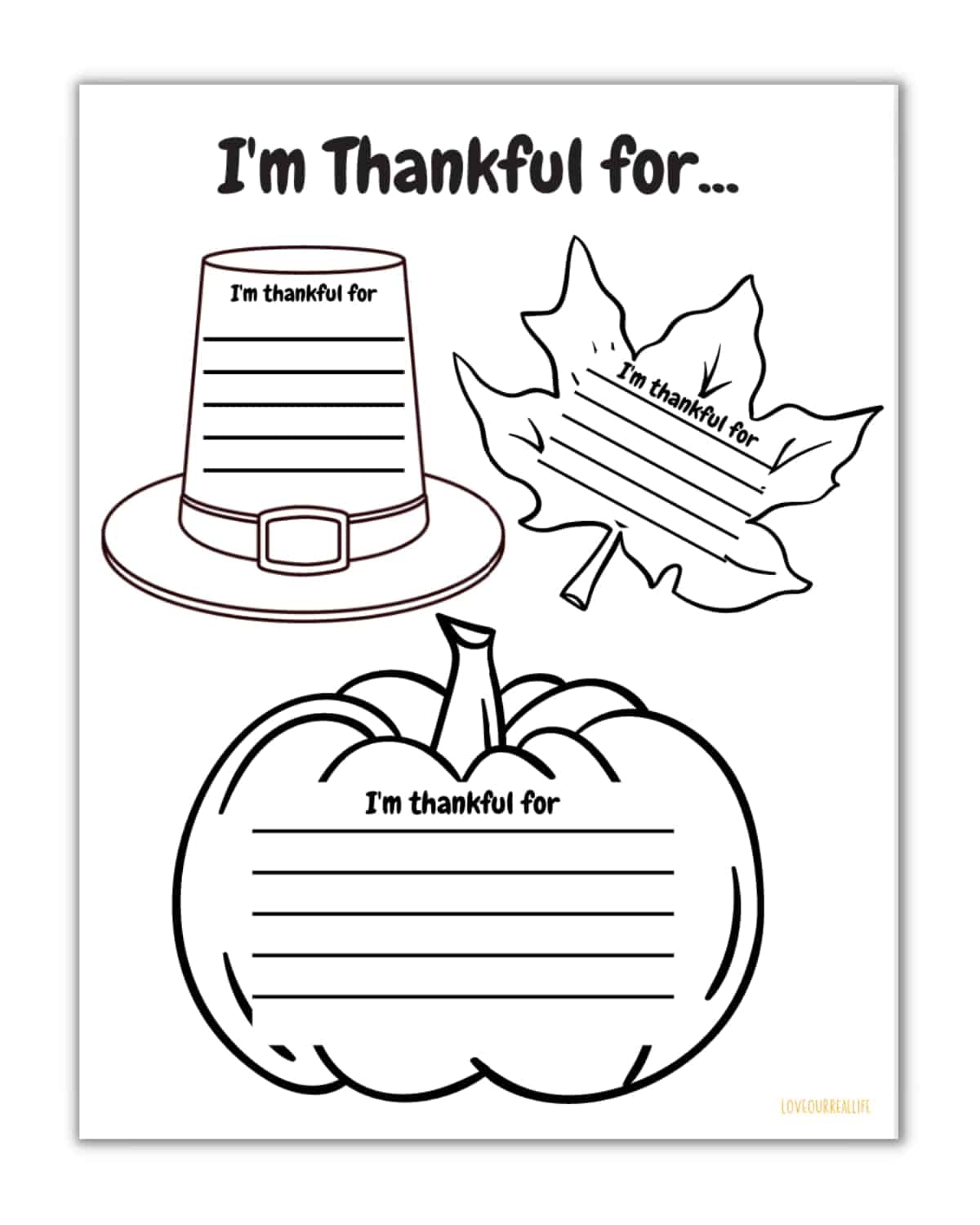 free printable i am thankful for
