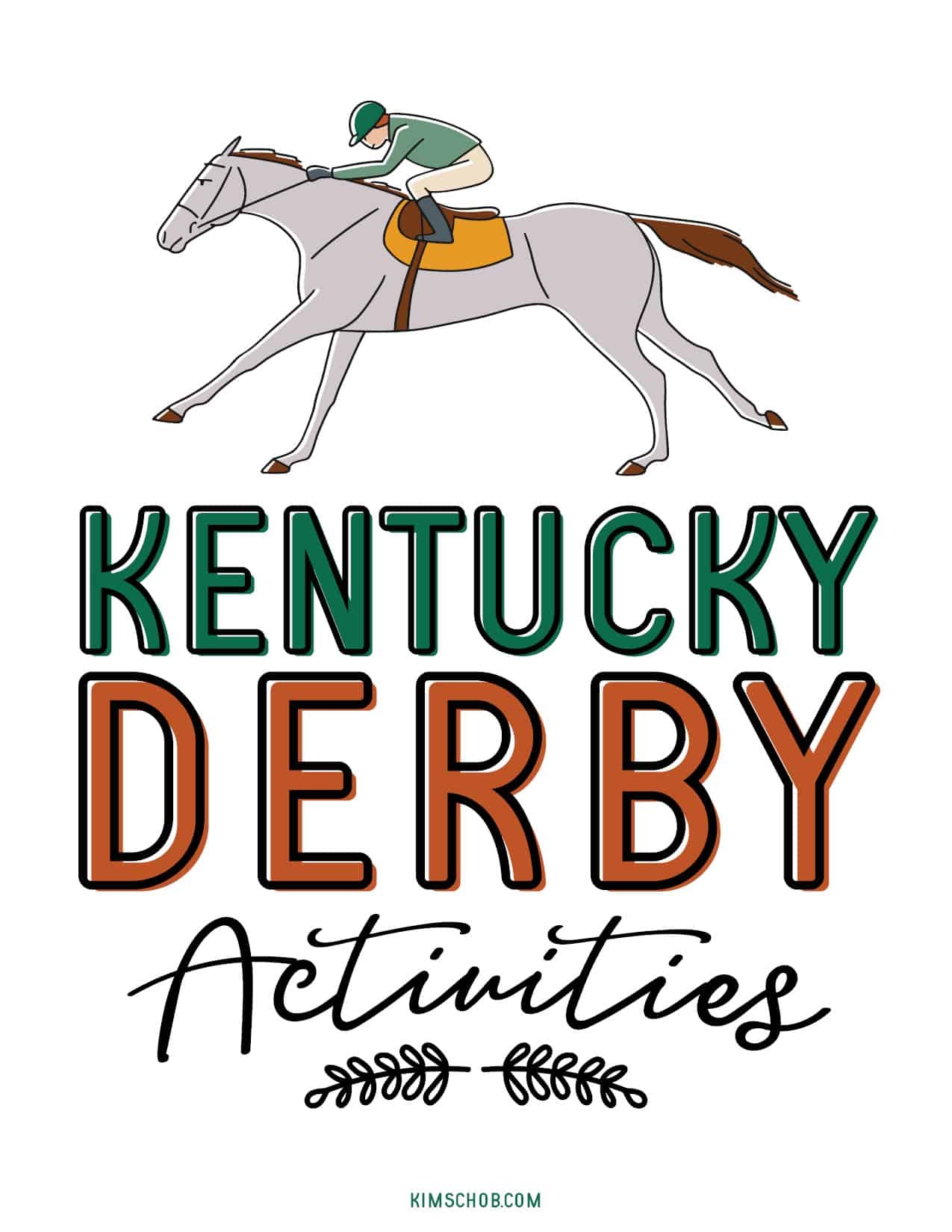 free kentucky derby printables