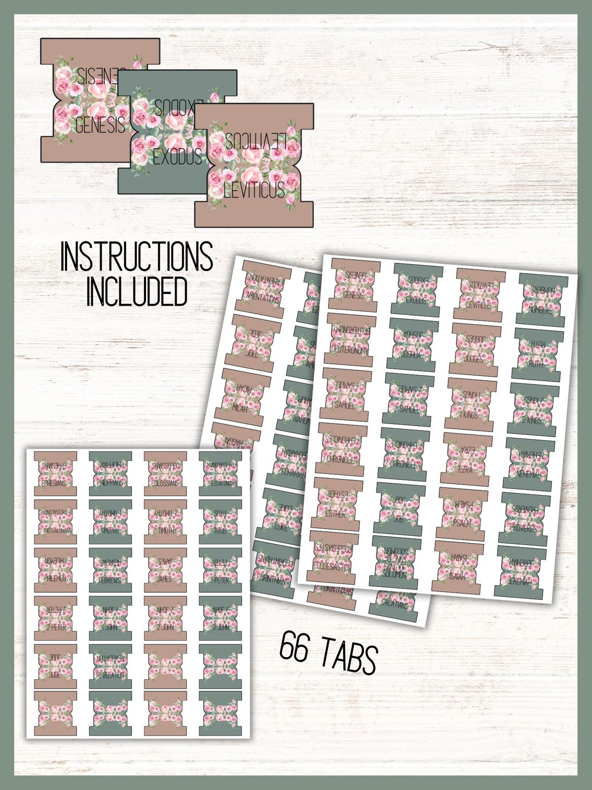 free printable bible tabs