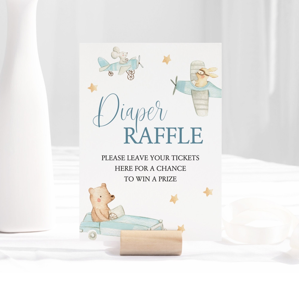 diaper raffle printable free