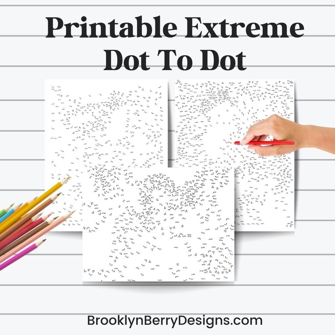 difficult dot to dot printables free